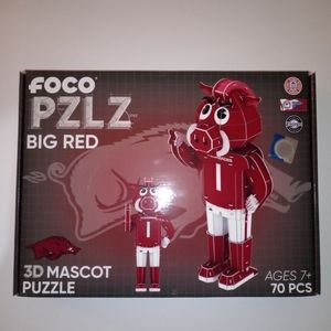Foco Pzlz, mascot puzzle Big Red, Razorbacks